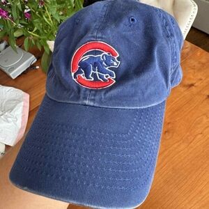 Vintage MLB Chicago Cubs '47 Brand Ice Clean Up Hat Adjustable Strap